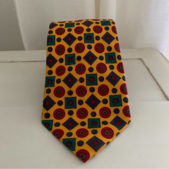 Etro Mustard Yellow Tie - Picture 2 of 6